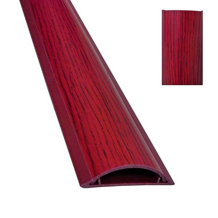 ELECTRIDUCT Cable Shield Cord Cover- 3" x 59"- Wood Grain Cherry CSX-3-WGC